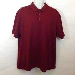 Nike Golf  Polo Shirt Mens Fit-Dry SS Burgundy.
